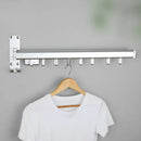 GobekUsa Aluminum Clothing Hanger Organizer Rack Black Foldable Laundry Drying Rack
