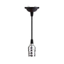 Textured aluminum lamp holder pendant light for living room by Decorbites
