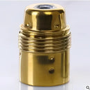 Vintage gold & silver e27 lamp holder – living room threaded socket by Decorbites
