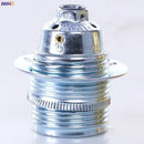 Vintage gold & silver e27 lamp holder – living room threaded socket by Decorbites