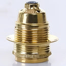 Vintage gold & silver e27 lamp holder – living room threaded socket by Decorbites
