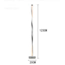 GobekUsa Aluminum Floor Lamp: Modern Free Standing LED Dimmable Lights