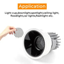Black aluminum honeycomb downlight anti glare grill for living room by Decorbites