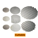 Black aluminum honeycomb downlight anti glare grill for living room by Decorbites