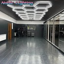 GobekUsa Aluminum Housing Hexagon LED Light Bar Detailing Light 5X12M Honeycomb Ceiling Lamp