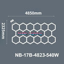 GobekUsa Aluminum Housing Hexagon LED Light Bar Detailing Light 5X12M Honeycomb Ceiling Lamp