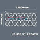 GobekUsa Aluminum Housing Hexagon LED Light Bar Detailing Light 5X12M Honeycomb Ceiling Lamp