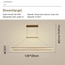 GobekUsa Aluminum LED Ceiling Chandelier - Modern Design for Kitchen Island, Dining Table, Office, Bar