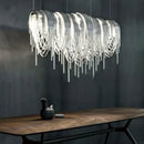 GobekUsa Aluminum LED Chandelier for Modern Interior Decor, Living Room, Dining Room, Kitchen Island, Bedside Wall Lamp