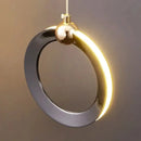 GobekUsa Aluminum LED Chandelier: Luxury Crystal Round Hanging Lamps for Staircase and Attic