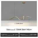 GobekUsa Aluminum LED Chandelier: Modern Dining Island Light for Stylish Indoor Decoration