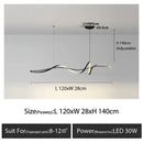 GobekUsa Aluminum LED Chandelier: Modern Dining Island Light for Stylish Indoor Decoration