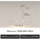 GobekUsa Aluminum LED Chandelier: Modern Dining Island Light for Stylish Indoor Decoration