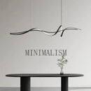 GobekUsa Aluminum LED Chandelier: Modern Dining Island Light for Stylish Indoor Decoration