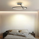 GobekUsa Aluminum LED Chandelier: Modern Minimalist Bedroom Kitchen Lighting Fixtures