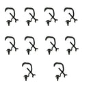 GobekUsa Aluminum LED Par Hooks - Set of 10