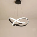 GobekUsa Aluminum Line Pendant Light: Modern Creative Dining Room Ceiling Lamp