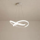 GobekUsa Aluminum Line Pendant Light: Modern Creative Dining Room Ceiling Lamp
