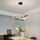 GobekUsa Aluminum Line Pendant Light: Modern Creative Dining Room Ceiling Lamp