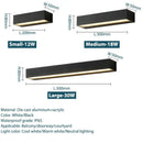 GobekUsa Aluminum Outdoor Wall Sconces - Waterproof Exterior Light for House, Patio, Garage