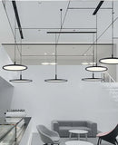 GobekUsa Aluminum Pendant Light: Round LED Ceiling Lamp for Home, Hotel, Restaurant, Bar