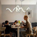 GobekUsa Aluminum S-shaped Pendant Lamp for Dining Kitchen Island Lighting