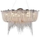 GobekUsa Aluminum Tassel Chandelier: Modern Nordic Style Pendant Lamp for Living Room