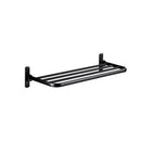 GobekUsa Aluminum Towel Rack: Movable Bath Holder, Black/White, 40/50/60 CM