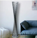 GobekUsa Aluminum Tower Floor Lamp for Living Room Decor，Modern LED Standing Light Stand
