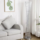 GobekUsa Aluminum Tower Floor Lamp for Living Room Decor，Modern LED Standing Light Stand