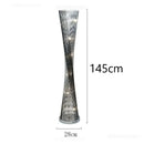 GobekUsa Aluminum Tower Floor Lamp for Living Room Decor，Modern LED Standing Light Stand