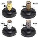 Vintage e27 socket wall lamp set of 4 – bedroom aluminum light by Decorbites
