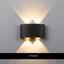 Modern black & white aluminum wall lamps – living room sconces by Decorbites