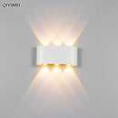Modern black & white aluminum wall lamps – living room sconces by Decorbites