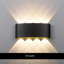 Modern black & white aluminum wall lamps – living room sconces by Decorbites