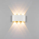 Modern black & white aluminum wall lamps – living room sconces by Decorbites
