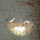 GobekUsa Aluminum Wire Bird's Nest Pendant Lights for Bedroom Hallway and Restaurant