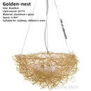 GobekUsa Aluminum Wire Bird's Nest Pendant Lights for Bedroom Hallway and Restaurant
