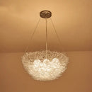 GobekUsa Aluminum Wire Bird's Nest Pendant Lights for Bedroom Hallway and Restaurant