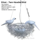 GobekUsa Aluminum Wire Bird's Nest Pendant Lights for Bedroom Hallway and Restaurant