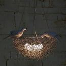 GobekUsa Aluminum Wire Bird's Nest Pendant Lights for Bedroom Hallway and Restaurant