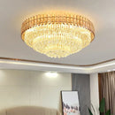 GobekUsa Amber Crystal Ceiling Lights: Modern Luxury for Living Room, Villa, Foyer