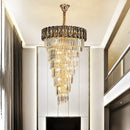 GobekUsa Amber Crystal Chandelier for Luxurious Living Spaces