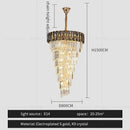 GobekUsa Amber Crystal Chandelier for Luxurious Living Spaces