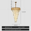 GobekUsa Amber Crystal Chandelier for Luxurious Living Spaces