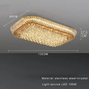 GobekUsa Amber Crystal LED Ceiling Light for Luxurious Home Decor