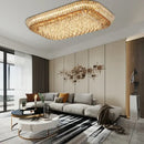 GobekUsa Amber Crystal LED Ceiling Light for Luxurious Home Decor