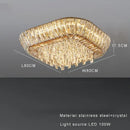 GobekUsa Amber Crystal LED Ceiling Light for Luxurious Home Decor