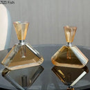 GobekUsa Amber Crystal Perfume Bottle - Creative Aromatherapy Essential Oil Container