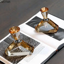 GobekUsa Amber Crystal Perfume Bottle - Creative Aromatherapy Essential Oil Container